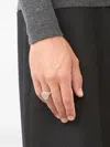 Maison Margiela Chevaliere Signet Ring In Metallic