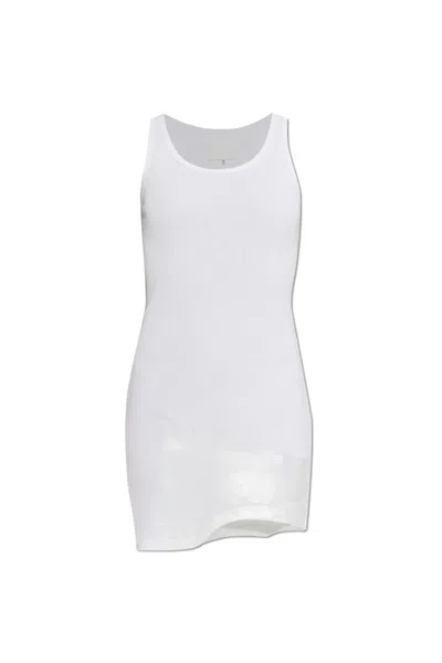 Maison Margiela Chic Mini Dress For Effortless Style In White