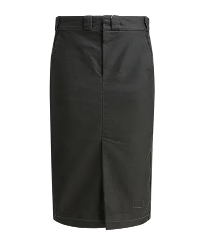 MAISON MARGIELA MAISON MARGIELA CHINO MIDI SKIRT