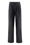 Maison Margiela Skater Pleated-details Trousers In Black