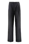 Maison Margiela Skater Pleated-details Trousers In Black