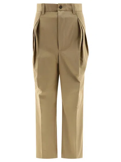 Maison Margiela "chino Skater" Trousers In Green