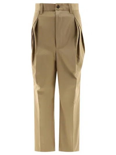 Maison Margiela Chino Skater Trousers Beige In Tan