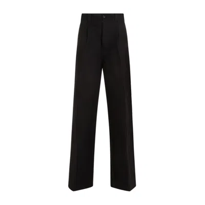 Maison Margiela Tailored Wide-leg Pants In Black