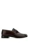 MAISON MARGIELA CHOCOLATE LEATHER TABI LOAFERS