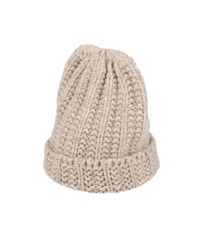 Maison Margiela Chunky Cable-knit Beanie In Neutral