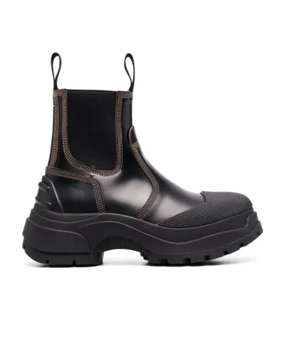 Maison Margiela Chunky Chelsea Boots In Black