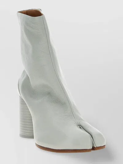 Maison Margiela Chunky Heel Round Toe Ankle Boots