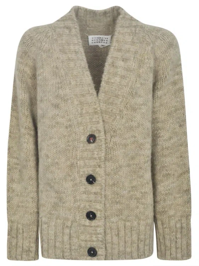 MAISON MARGIELA CHUNKY-KNIT OVERSIZE CARDIGAN