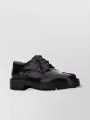 Maison Margiela Chunky Sole Lace-up Shoes With Glossy Finish