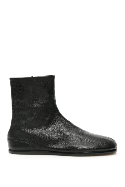 Maison Margiela Classic Black Ankle Boots For Men
