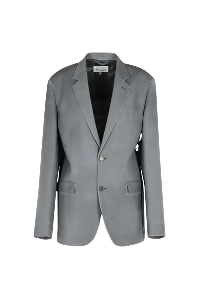 Maison Margiela Classic Blazer Grey In Gray