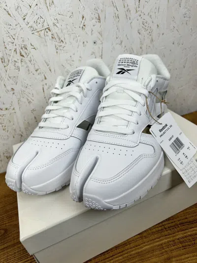 Pre-owned Maison Margiela Classic Margiela Tabi Project 0 Cl Dq Sneakers In White