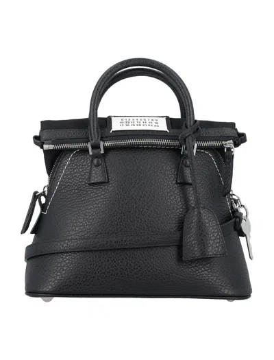 Maison Margiela Classic Mini Black Leather Handbag For Women By