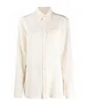 Maison Margiela Classic Plain Shirt In White