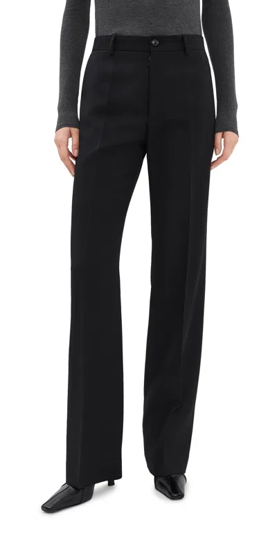 Maison Margiela Classic Pleated Trousers Black