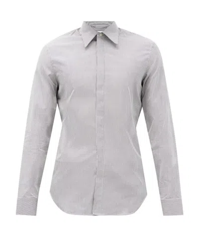 Maison Margiela Classic Shirt In Gray