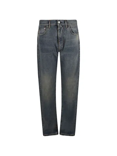 Maison Margiela Classic Wash Jeans In Blue