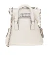Maison Margiela 5ac Classique Baby Zipped Shoulder Bag In White