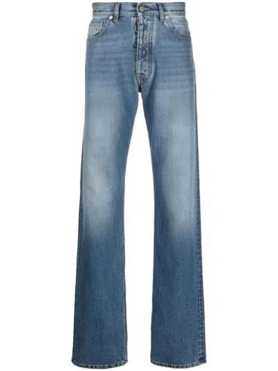 Maison Margiela Clear Blue Unisex Straight-leg Jeans For Ss24