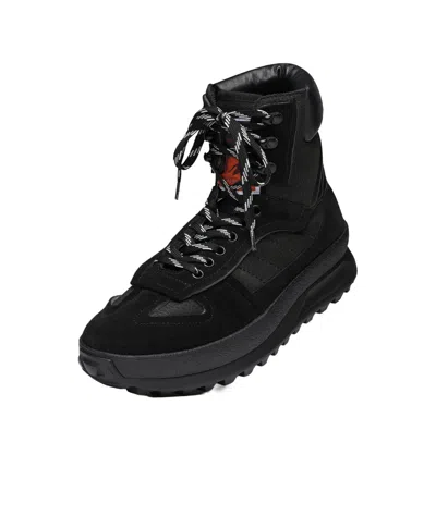 Maison Margiela Leather High-top Sneakers Rugged Sole In