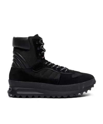 Maison Margiela Climber Leather Sneakers In Black