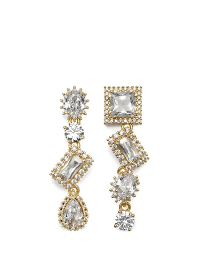 Maison Margiela Cluster Drop Earrings In Multi