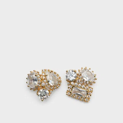 Maison Margiela Cluster Stud Earrings Unisex Gold
