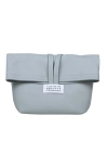 MAISON MARGIELA CLUTCH BAG IN SOFT ANISETTE COLOR LEATHER