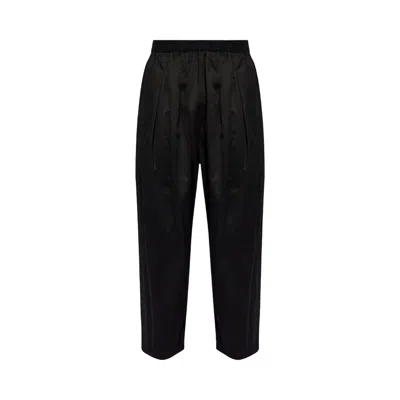 Pre-owned Maison Margiela Coated Pleated Trousers 'black' | Men's Size 54