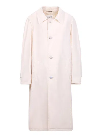 Maison Margiela Coats In Beige O Tan