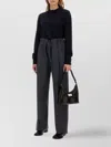 Maison Margiela Collared Knit Polo Ribbed Trim