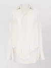 Maison Margiela Collared Shirt With Curved Hemline