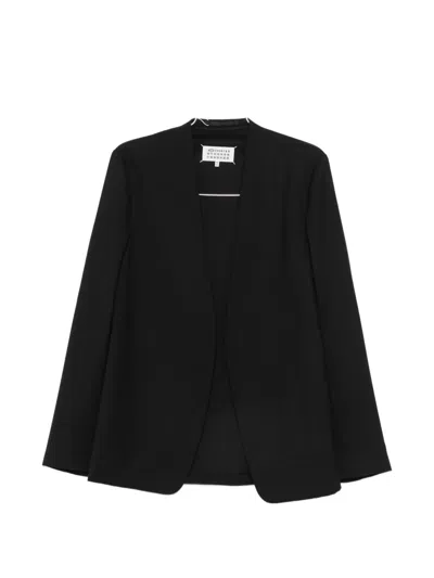 Maison Margiela Collarless Jacket In Black