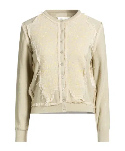Maison Margiela Colorful Wool Knit Sweater In Brown