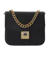 Maison Margiela Colour-block Leather Shoulder Bag In Black