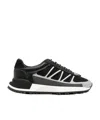 Maison Margiela Mm22 Lace-up Sneakers With Two-toned Detail In Black