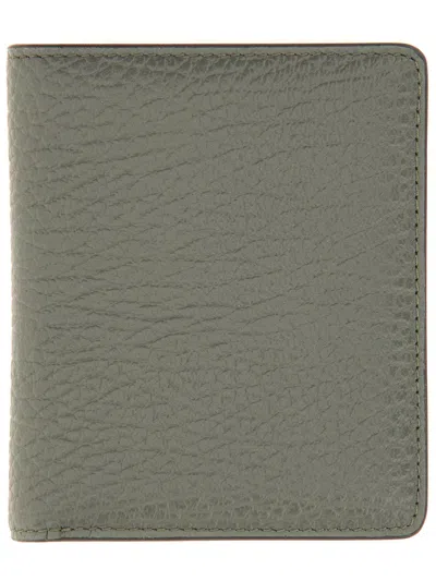 Maison Margiela Compact Bifold Wallet In Green