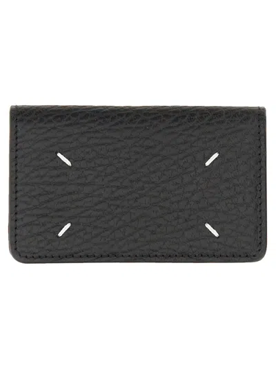 Maison Margiela Compact Card Holder In Black