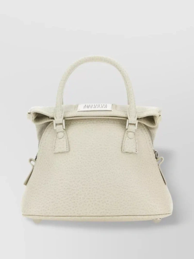 Maison Margiela 5ac Classic Handbag Female White In Cream