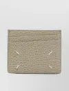 Maison Margiela Compact Leather Cardholder With Four Stitches Detailing