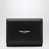 Maison Margiela Compact Wallet With Logo In Black