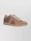 Maison Margiela Contemporary Low Top Sneakers With Contrast Stitching In Brown
