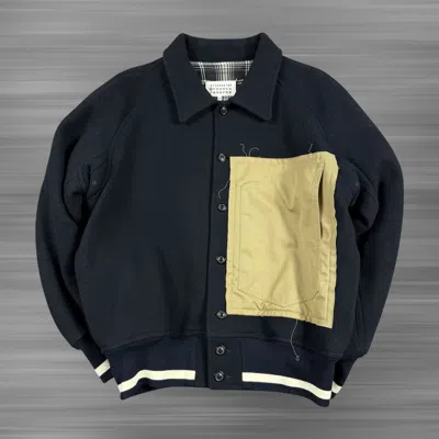 Pre-owned Maison Margiela Contrast Panel Jacket In Black