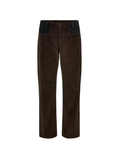 Maison Margiela Four Stitches Straight-leg Jeans In Brown