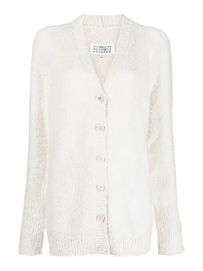 Maison Margiela Sweaters In Beige