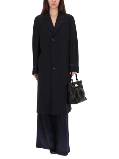 Maison Margiela Cotton Blend Chino Pants In Blue