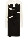 Maison Margiela Spliced-jersey Midi Dress