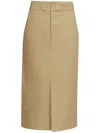 Maison Margiela Midi Skirt In Brown