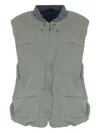 Maison Margiela Cotton-blend Waistcoat In Green